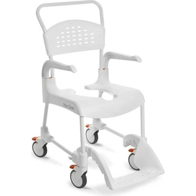 Etac CLEAN Toaletní a sprchové křeslo výš. sedu 55 cm, bílé