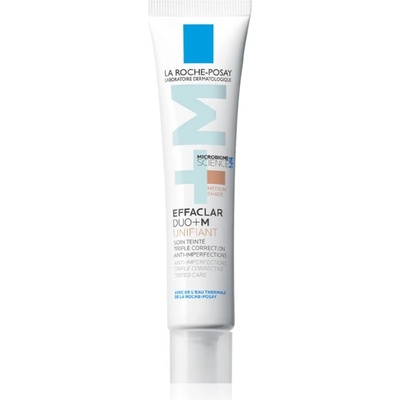 La Roche-Posay Effaclar DUO+M Unifiant лек тониращ крем с хидратиращ ефект цвят Medium 40ml