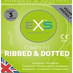 EXS Condoms Релефни и точкови презервативи exs 3 бр. (в кутия) (p27061)