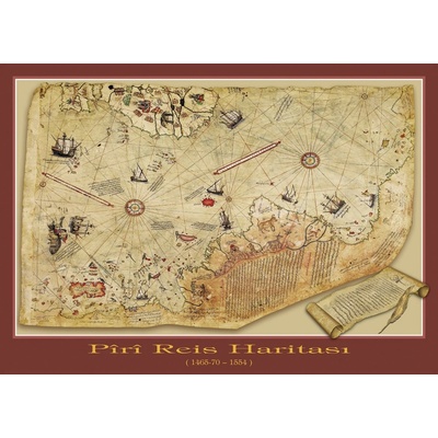 Art Mapa kapitána Reise 1000 dielov