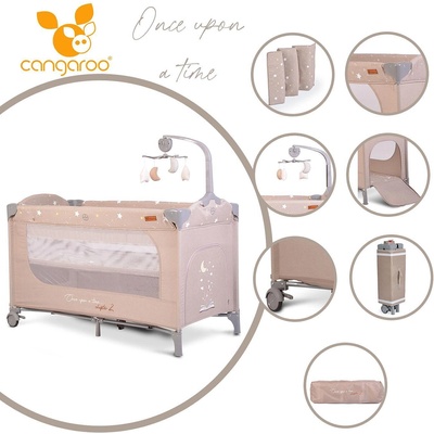 Cangaroo Детска кошара Once upon a time 2 бежов (108441)