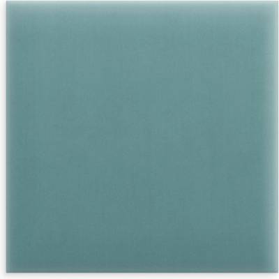 Čalouněný nástěnný panel Magic Velvet azurový 50x50 cm čtvercový