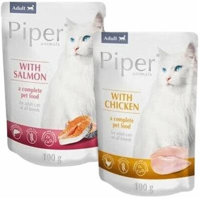 PIPER Adult Mix chutí s kuracím mäsom a 24 x 100 g