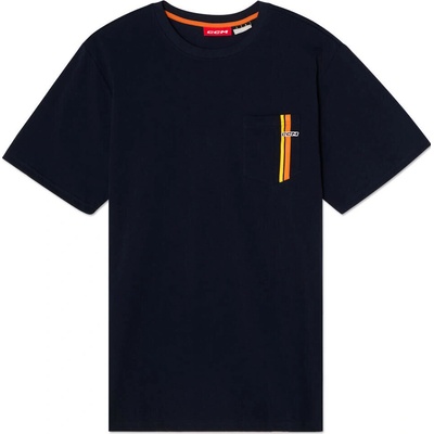 CCM Stripe SS Tee námornícka modrá