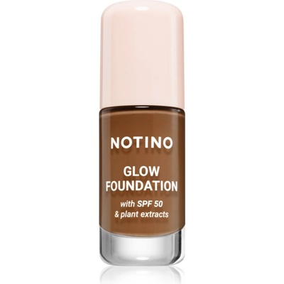 Notino Foundation Glow foundation with SPF 50 & plant extracts озаряващ фон дьо тен SPF 50 02 Deep Neutral 30ml