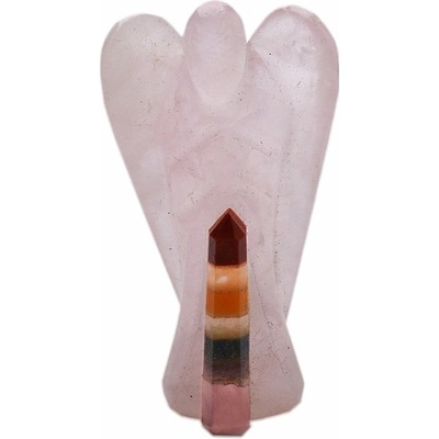 Nefertitis Růženín anděl strážný čakrový NF9049 - XL - cca 5 cm
