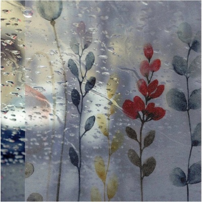 GEKKOFIX 14189 Statická fólie Poppy transparentní tapety rozměry 67,5 cm x 1,5 m