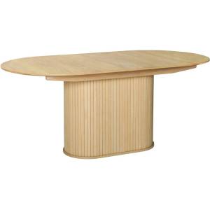 Unique Furniture Сгъваема трапезна маса с допълнителна плоча от декор от дъб 95x180 cm Nola - Unique Furniture (51552780)