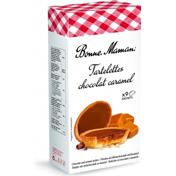 Bonne Maman Карамелени тарталети Bonne Maman с млечен шоколад и солено масло 135гр