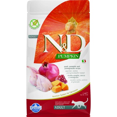 N&D CAT PUMPKIN QUAIL AND POMEGRANATE 1,5 kg