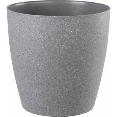 Kvetináč Strend Pro Stone 35x35 cm šedý efekt kameňa