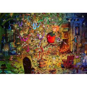 Grafika Art Puzzle - Puzzle François Ruyer - Witch - 1 500 piese