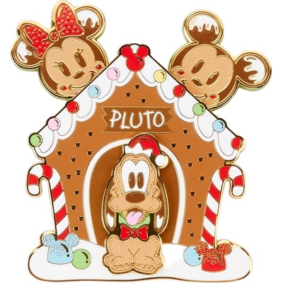 Loungefly Значка Loungefly Disney: Mickey and Friends - Gingerbread Pluto House (087106)