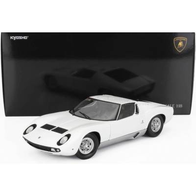Kyosho Lamborghini Miura P400 1968 White Silver 1:18
