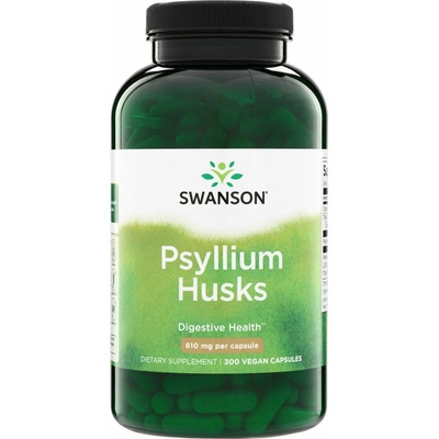 Swanson Psyllium Husks 610 mg 300 kapsúl