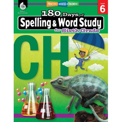 180 Days of Spelling and Word Study for Sixth Grade: Practice, Assess, Diagnose Pesez Rhoades ShireenPaperback