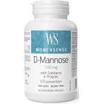 Natural Factors WomenSense D-Mannose, 60 капсули, Natural Factors (00285 PN)