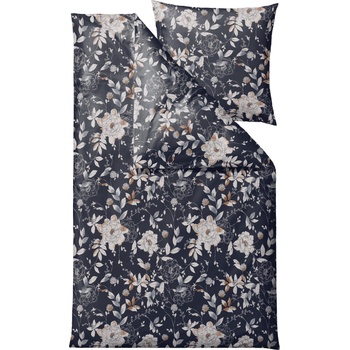 Södahl Спално бельо Garden Bloom с калъфка за възглавница 80 x 80 cm 135 x 200 см индигово (15653)