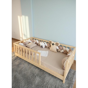 Babyhome Компелкт за монтесори легло от 5 части Цвят РОЗОВ (11233)