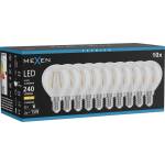 Mexen Vintis 10x LED филамент крушка E14, G45, 2W, Топла - 2700K, 240 lm, прозрачен (L156-E14-0227-00x10)