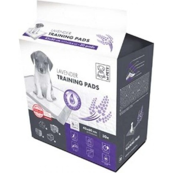 Mpets - Lavender Puppy Training Pads - Памперси за постилане с аромат на лавандула, различни размери, 30бр