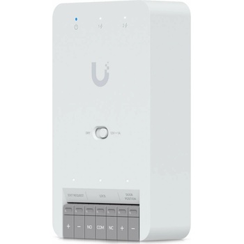 Ubiquiti UniFi Access Door Hub Mini - rozbočovač, 2x PoE výstup, 1x 12V alebo suchý výstup, 2x vstup pre senzor/tlačidlo, 1x PoE++