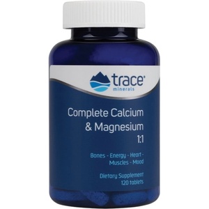 Trace Minerals Complete Calcium & Magnesium 1: 1 [120 Таблетки]