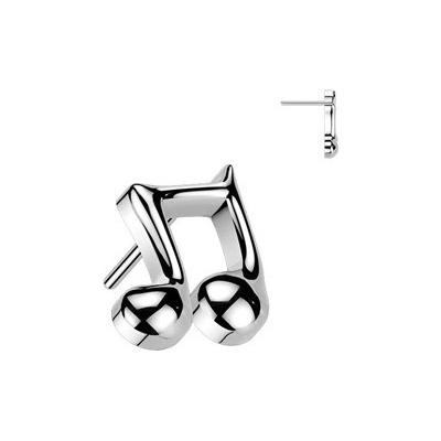 Šperky4U Ozdobná část k PUSH IN piercingu TITAN TIT1684