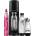 SodaStream TERRA water carbonator, soda stream machine value pack with 1 Quick Connect 60L CO2 cylinder, 2x 1L and 1x 0.5L dishwasher-safe plastic bottles, height 44 cm, black - 1012813491