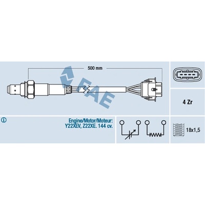 Lambda sonda FAE 77303