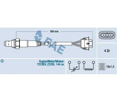 Lambda sonda FAE 77303