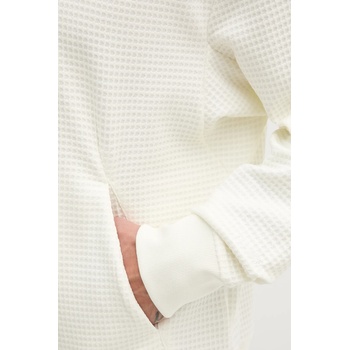 Adidas Памучен суичър adidas All SZN мъжки в бежово с качулка с изчистен дизайн JL6558 (JL6558)