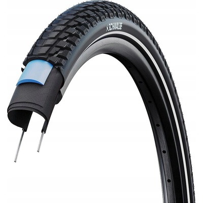 SCHWALBE MARATHON PLUS TOUR 28x1.75 (47-622) 67EPI 1150g TwinSkin SmartGuard Addix Green reflex