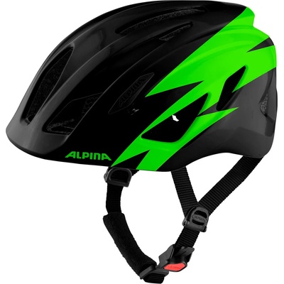 Alpina Детска каска за велосипед Alpina Kid's Pico Bike helmet - Black / Green Gloss - размер 50-55 cm (851-1649-0711)