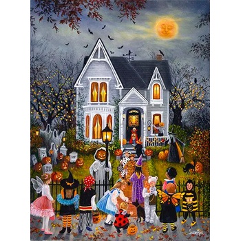 SunsOut - Puzzle Susan Rios - Scary Night - 1 000 piese