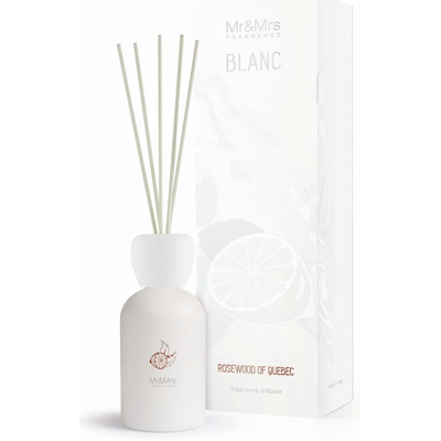 Mr&Mrs Fragrance Blanc difuzér Rosewood of Quebec Palisandr 250 ml