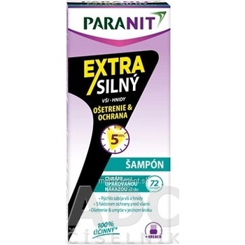 Paranit etra silný šampón 100 ml + hrebeň darčeková sada