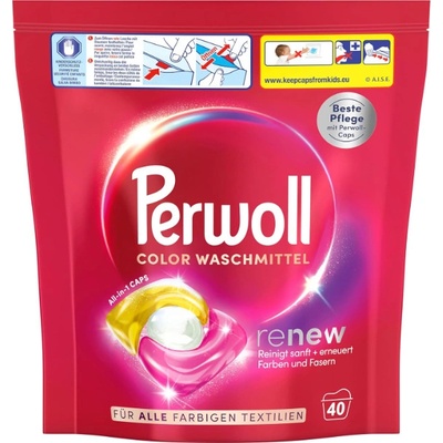 Perwoll Renew Color prací kapsle All-in-One 40 PD 540 g