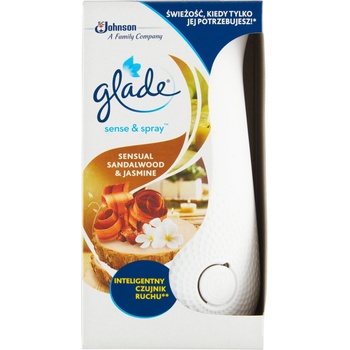Glade Sense & Spray Sensual Sandalwood & Jasmine automatický osviežovač vzduchu 18 ml