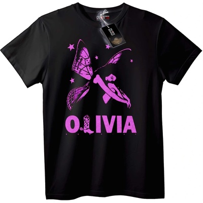 NOONEBRAND Тениска Olivia "Пеперуда" - 7XL, Black