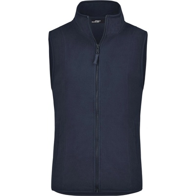 James & Nicholson JN 48 dámska mikrofleecová vesta dark green