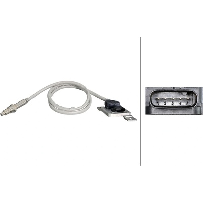 NOx-senzor, NOx-katalyzátor HELLA 6PN 358 307-001 (6PN358307001)