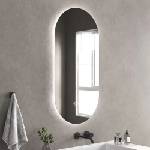 Inter Ceramic Огледало с осветление и антизапотяване Inter Ceramic Bruno, овално, 60x120 см (1955-60)