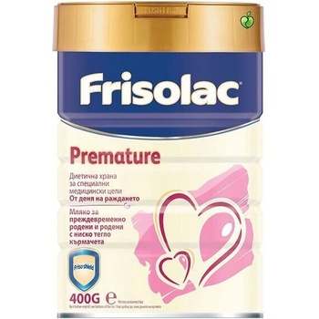 Frisolac Premature адаптирано мляко за недоносени бебета 0+М, 400 гр (822)