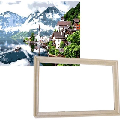 Gaira Malovanie podľa čísel Jazero Hallstatt