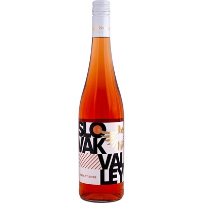 Slovak Valley Merlot Rose Polosladké 11,5% 0,75 l (čistá fľaša)