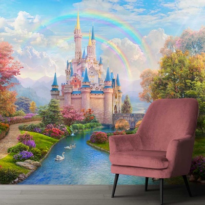 Decono Детски Фототапет Приказен Замък