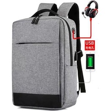 DeTech Batoh pro notebook Power Backpack BP-04, 15.6", šedá