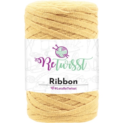 Ribbon ReTwisst 10 světle žlutá