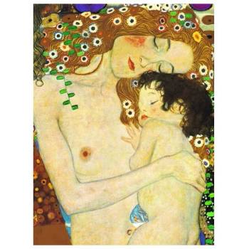 EUROGRAPHICS - Puzzle Gustav Klimt: Three Ages of Women, Mother and Child - 1 000 piese